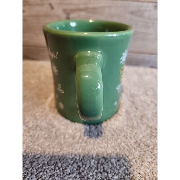 Waffle House 2016 Limited Edition Coffee Mug  Holidays Green Cup Snowflake - Picture 4 of 7